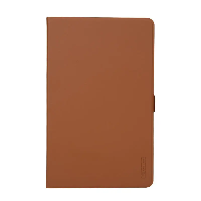 Тонкий чехол из искусственной кожи для samsung Galaxy Tab S4, 10,5 дюймов, T830 T835, SM-T830, умный чехол, чехол для планшета, окрашенная оболочка+ пленка+ стилус - Цвет: Brown