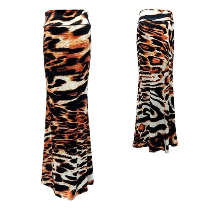 Красивые женские Boho Высокая талия Bodycon печать обёрточная юбка мода для лета пляжные вечерние LXH