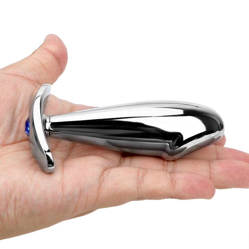 Anal Plug With Massage Function For Women Metal Erotic Toy_voghion.com