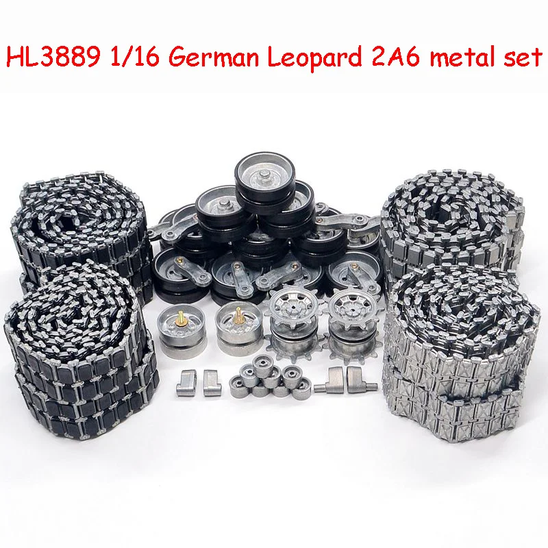 Henglong 3889 - Bolsa De Plástico Para Decoración (escala 1/16, Leopard2A6 Rc Tank 3889