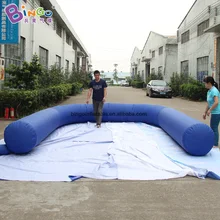 5 м длинный надувной мяч игры/Оксфорд материал Боулинг u-образная модель/синий боулинг надувная игрушка для карнавала игры