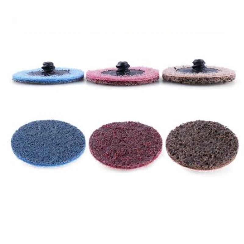 45pcs Polishing pads Set 2\" Sanding Discs Round Thin Coarse Medium Nylon