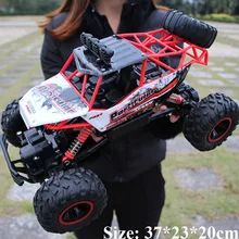 Coche de escalada de doble motor para niños, vehículo todoterreno de juguete, 4WD, 2,4 GHz, 4x4, Bigfoot
