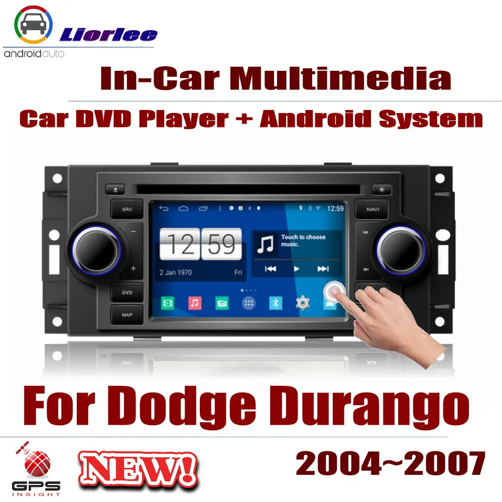 Автомобильный DVD плеер с GPS навигацией для Dodge Durango 2004 ~ 2007 мультимедийная система