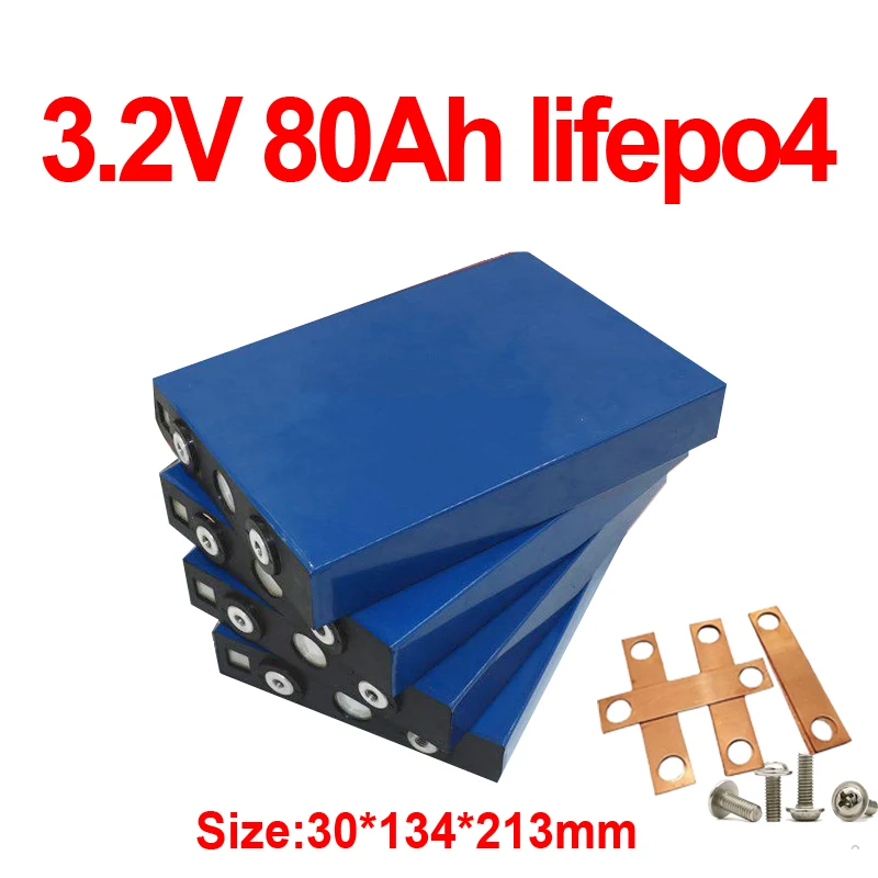 GTK lithium 3.2v 80Ah lifepo4 battery no 3.2V 100Ah deep cycle for diy 12v wheelchair solar power backup inverter bike | Электроника