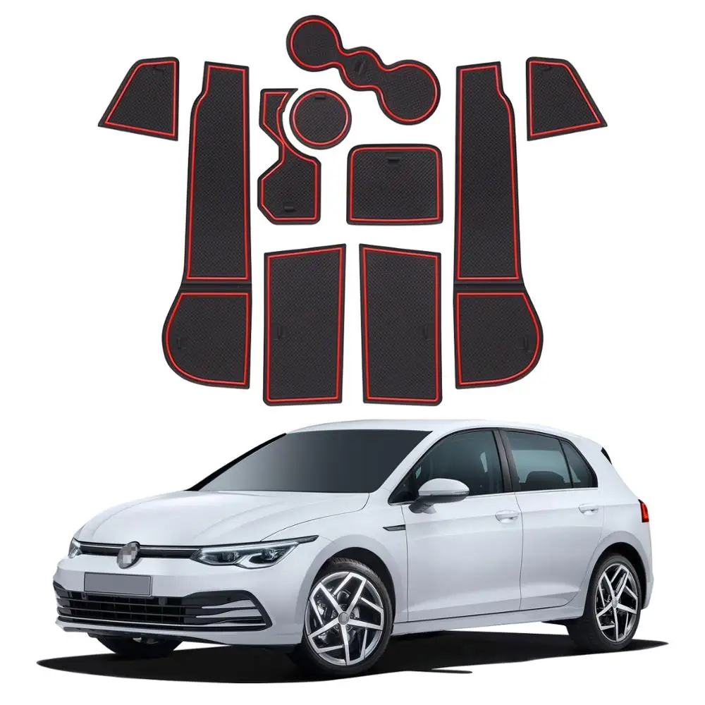 LFOTPP прокладка для автомобильной двери Golf MK8 2020 Противоскользящие коврики дверей