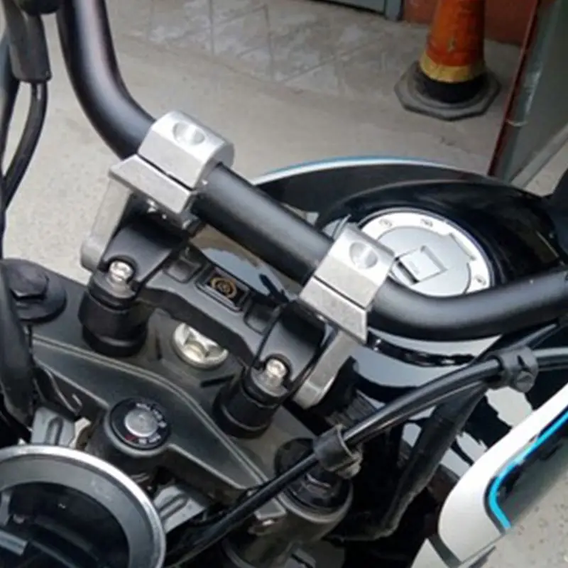 2 шт. мотоциклетные зажимы для руля 22 мм 28 мм для Suzuki для Yamaha для Honda Для KTM алюминиевый сплав бар