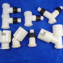 Украшение раковины для мытья машины канализационный дезодорирующий Т-Соединительный изгиб дренажный порт пластиковый разъем двойного назначения двойной дренаж