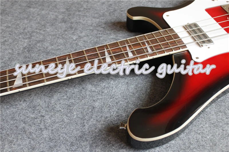 Custom Shop 4 String Rick электрическая бас гитара из палисандра гриф струны левшей гитары