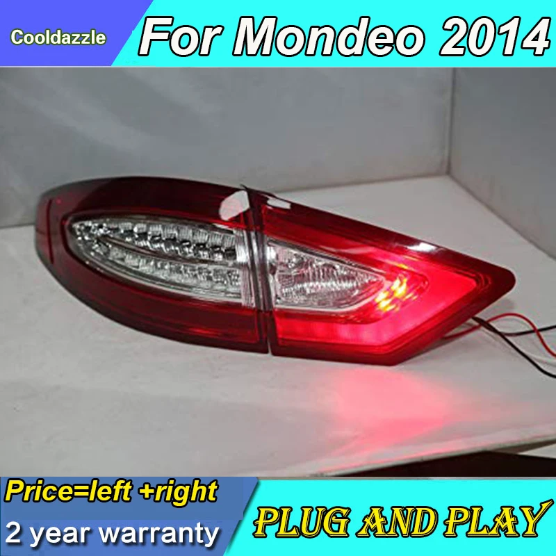 4 шт. для FORD Fusion Титан Mondeo светодиодный задний фонарь 2014 год хвост светильник