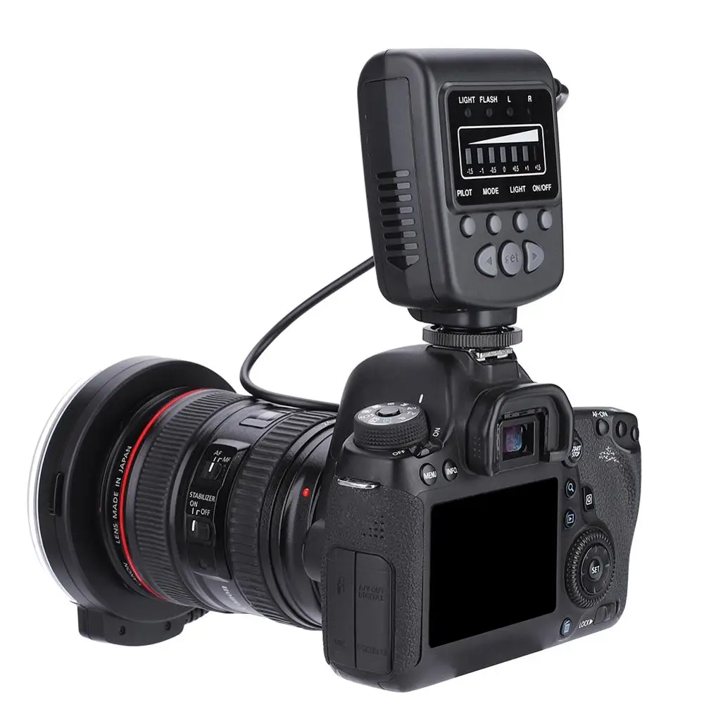 Meike FC 100 FC100 ручной светодиодный макросъемный кольцевой светильник с 7 переходными