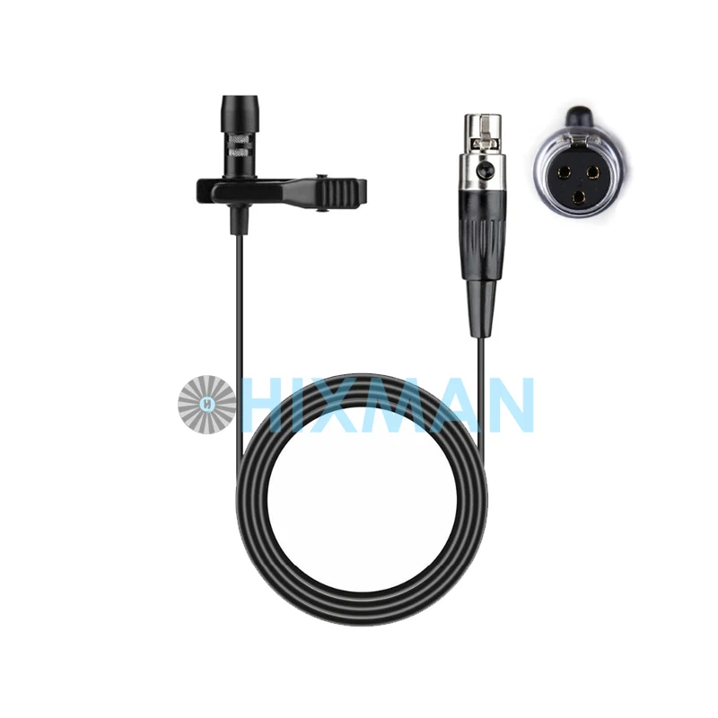HIXMAN Pro LM1-VP UniDirectiona Lavalier Lapel Tie clips lav Condenser Microphone For Vocopro BP GTD Audio Wireless System | Электроника