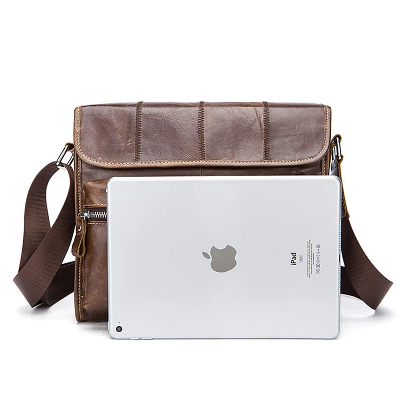 Новые мужские сумки из натуральной кожи высокого качества мессенджеры маленькие