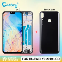 

Wholesale JKM-LX1 LX2 LX3 Display For Huawei Y9 2019 Lcd Touch Screen Panel Glass Digitizer Assembly With Frame Free Shipping