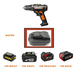 for Makita for Dewalt for Milwuakee for Bosch 18V/20V battery for Worx 20Vmax tool battery 4 Pin use