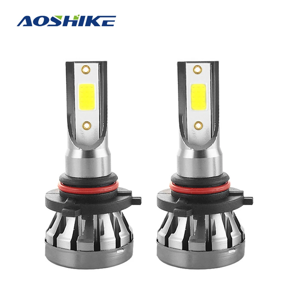 AOSHIKE Новое поступление 2 шт. H1 H11 H7 H4 30 Вт головная лампа C6S Автомобильный светодиодный фонарь автоматические светодиодные лампы 12 В 2A 3600LM 6000 К автомобильные лампочки