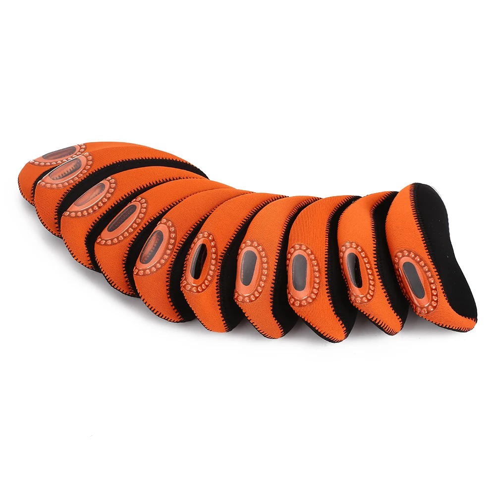 Durable Golf Club Cover Golf Head Cover 10pcs Sports Entertainment Movement Club Iron Cover Practical Neoprene Material