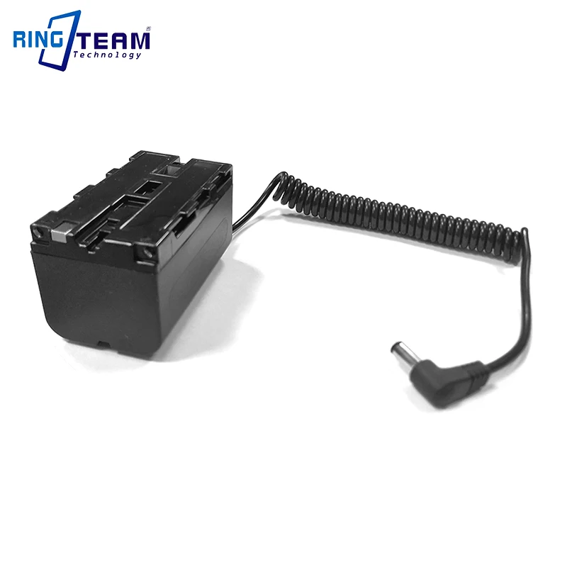 

NP-F750 Battery Case DC Coupler Replace SONY F970 F770 F550 F570 F980 F990 F750 for Monitor Panels YongNuo NangGuan Light Lamp