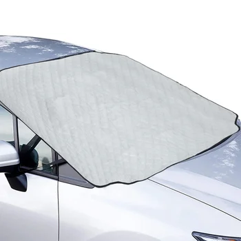 

Car Windshield Snow Sun Cover Dustproof Frost Dust Removal Anti-UV Truck Van for SUV Cars Exterior Accessories Winter Supply