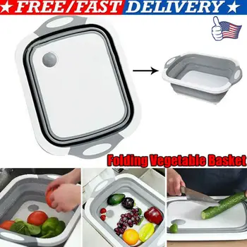 

4-IN-1 MULTI-BOARD DAYVION - High Quality No More Tools 2019 New Free Ship Baskets Folding Vegetable Basket