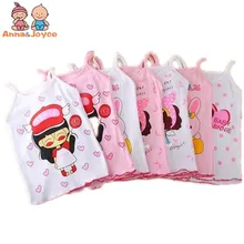 3 шт./лот, Майки для девочек, детский жилет, пляжная одежда, летняя одежда для маленьких девочек, топы хорошего качества