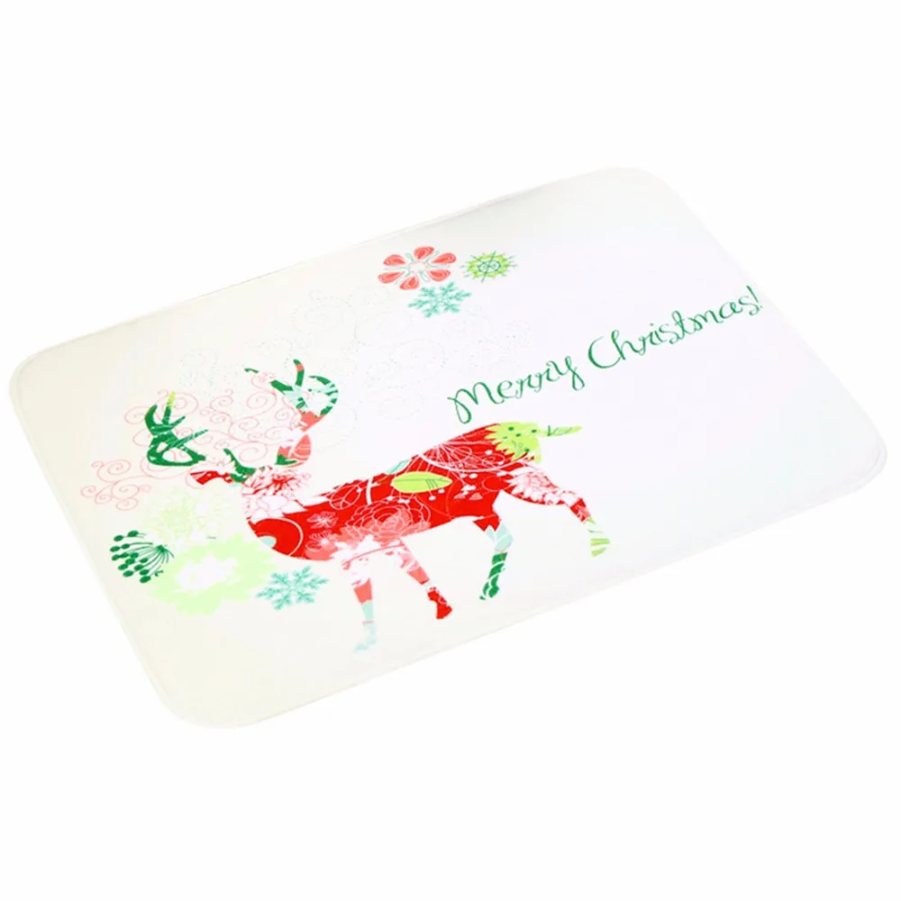 Christmas Welcome Doormats Indoor Home Carpets Decor