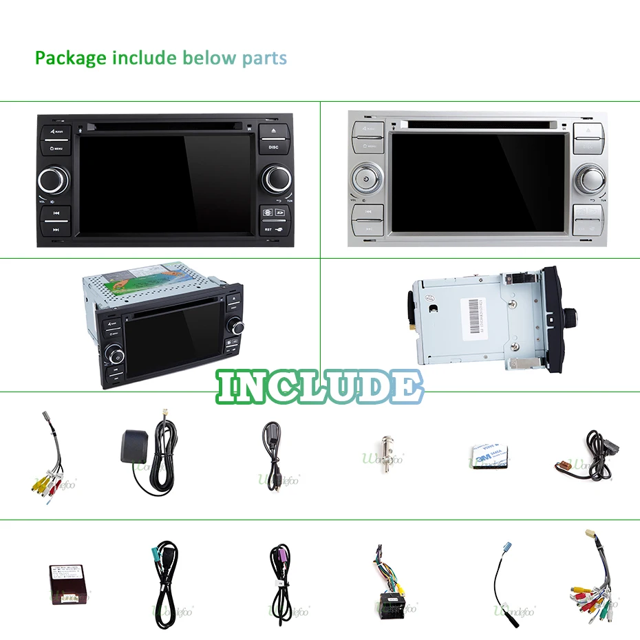 Flash Deal 4G 64G 8 CORE Car DVD Multimedia Player Android 9 2 DIN GPS Autoradio For Ford/Mondeo/Focus/Transit/C-MAX/S-MAX/Fiesta WIFI DSP 19