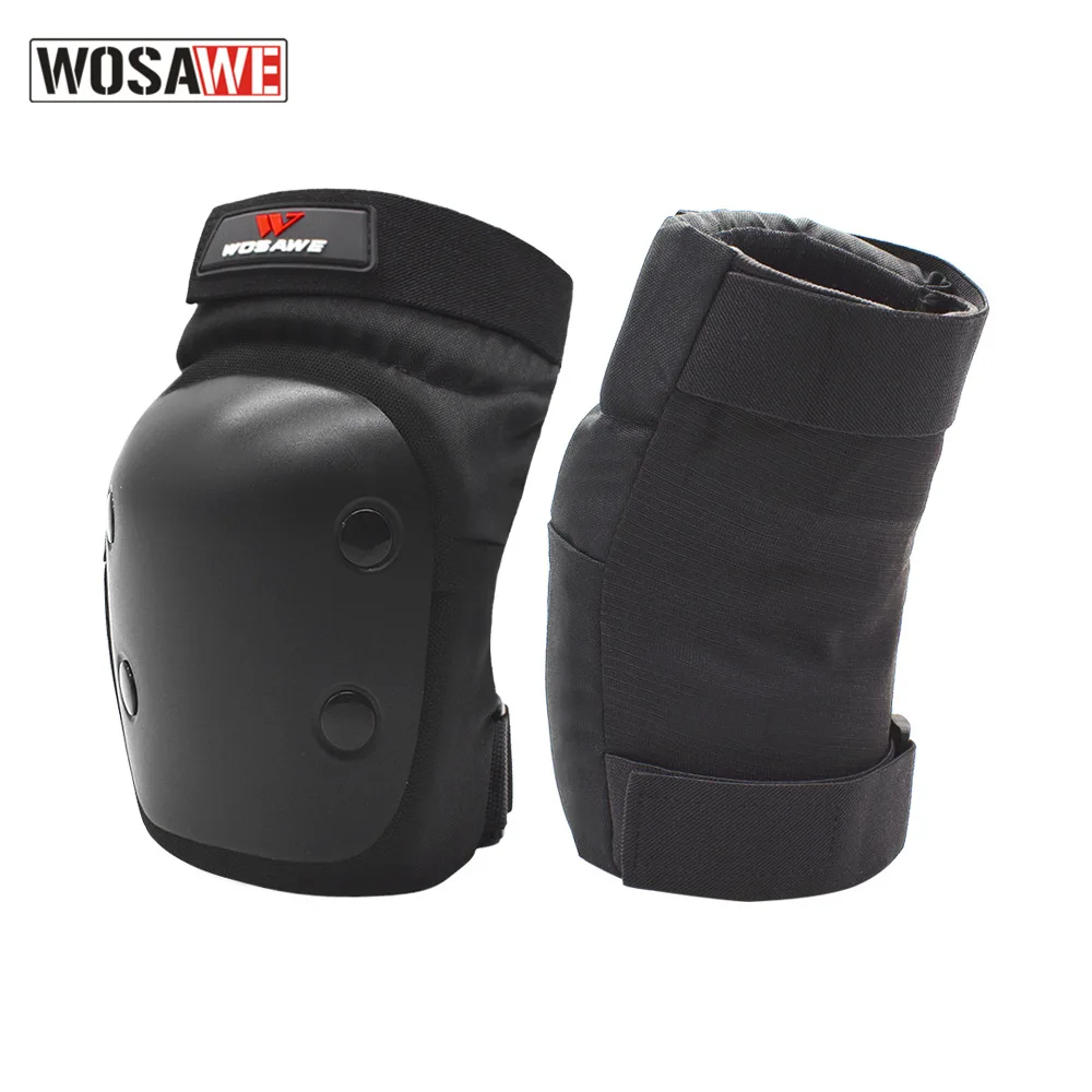 WOSAWE Elbow Knee Protector Armor Motorcycle Kids Adults 1 Pair Child Roller Skates Ski Scooter Safety Protective Guard Pads