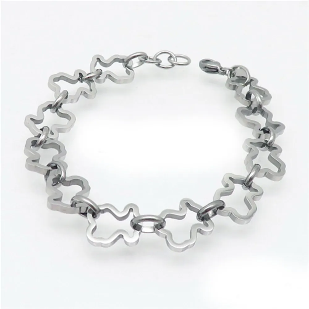 Bracelet Jewelry-Accessories Lucky Hot-Sale Best-Gifts Hollow-Bear for Pirce New Cute