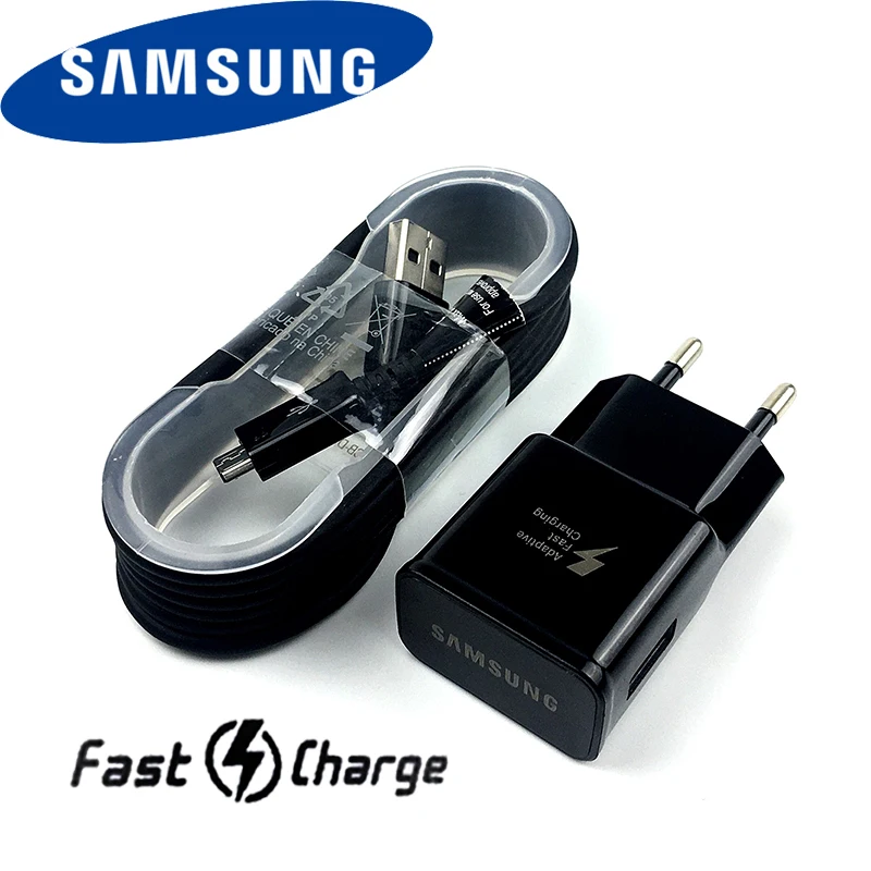 Оригинальное быстрое зарядное устройство Samsung 9 В/1 67 а 100 см/120 см/150 см USB микро