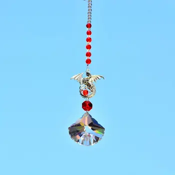 

KN suncatcher room deco dracarys dragon hanging crystal suncatcher crystal window prisms fengshui crystal garden decoration diy