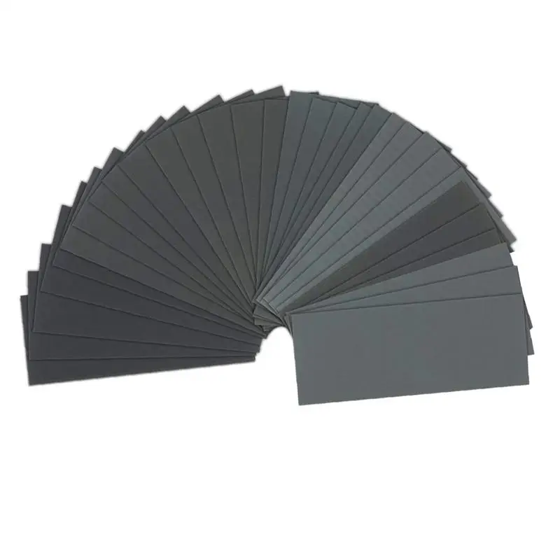 

Sandpaper, 90 Pcs 400 to 3000 Grit Wet Dry Sandpaper Assortment 9x3.6 Inch for Automotive Sanding - Wood Furniture Finishing - W