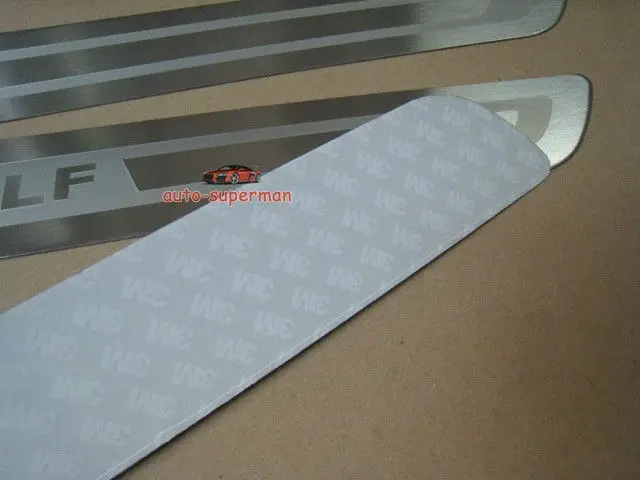Накладка на порог для vw GOLF 6 MK6 2009 2010 2011 2012
