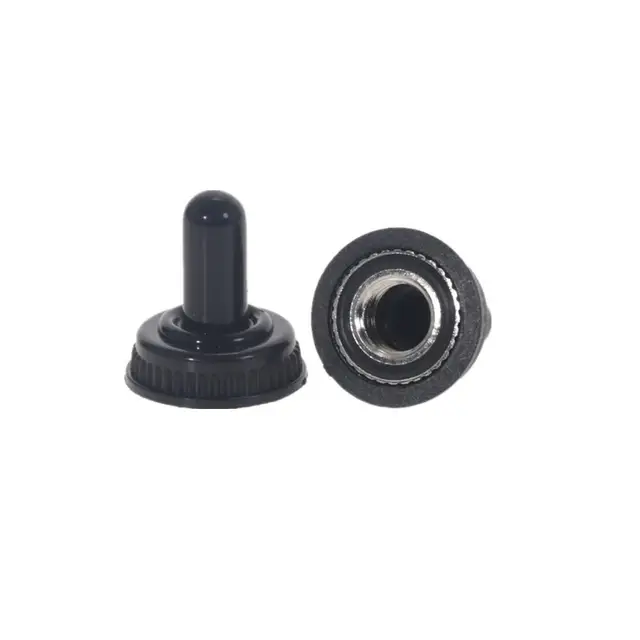 10PC/5PC Miniature Toggle Switch Single Pole Double Throw SPDT DPDT ON-OFF-ON ON-ON 120VAC 6A 1/4 Inch Mounting MTS-102 103 202 Cap