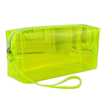 

Clear Stationery Cosmetic Various Color Pouch Storage Zipper Pencil