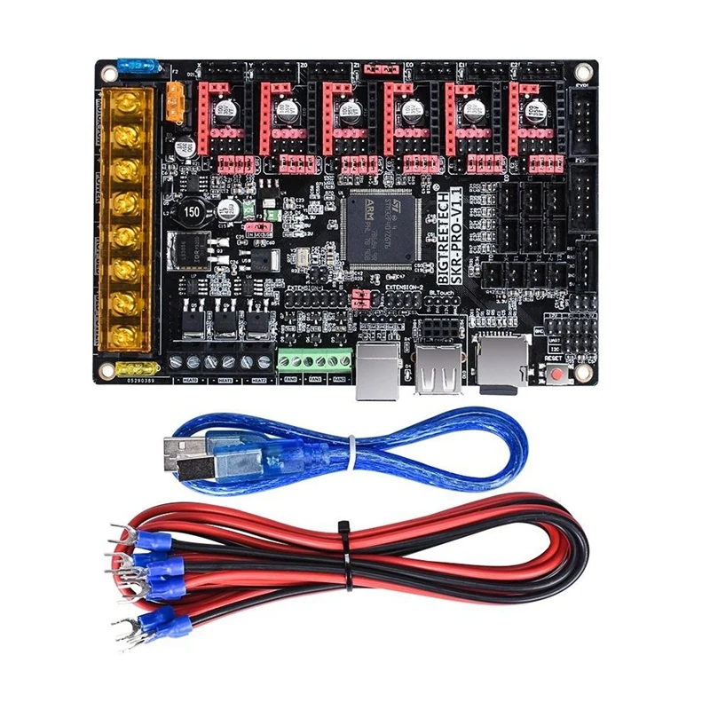 HOT-SKR Pro V1.1 плата управления+ TFT35 V2.0 пресс-экран+ 6 шт. A4988 Драйвер комплект для 3D-принтера