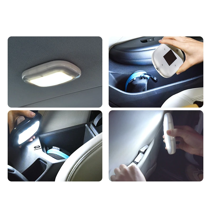 Перезаряжаемый автомобильный светильник для чтения, светодиодный интерьерный светильник, светильник для багажника, Автомобильный потолочный внутренний светильник ing