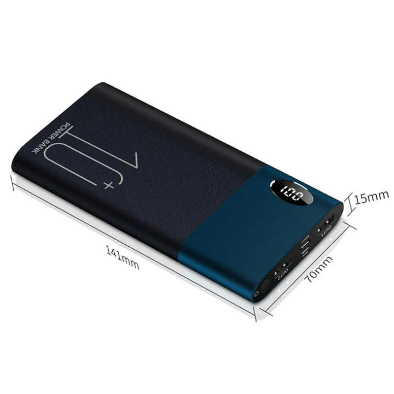 Powerbank 30000mAh portable charging Poverbank mobile phone external battery charger Powerbank 30000 mAh for Xiaomi Mi power bank battery