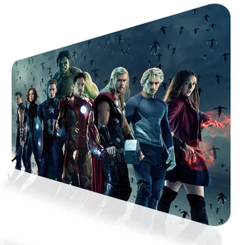 

70*40cm Locking Edge Large Gaming Computer Mouse Pad Mat Anti-slip Avengerse Infinity War Laptop Mousepad Keyboard Desk Mice Pad