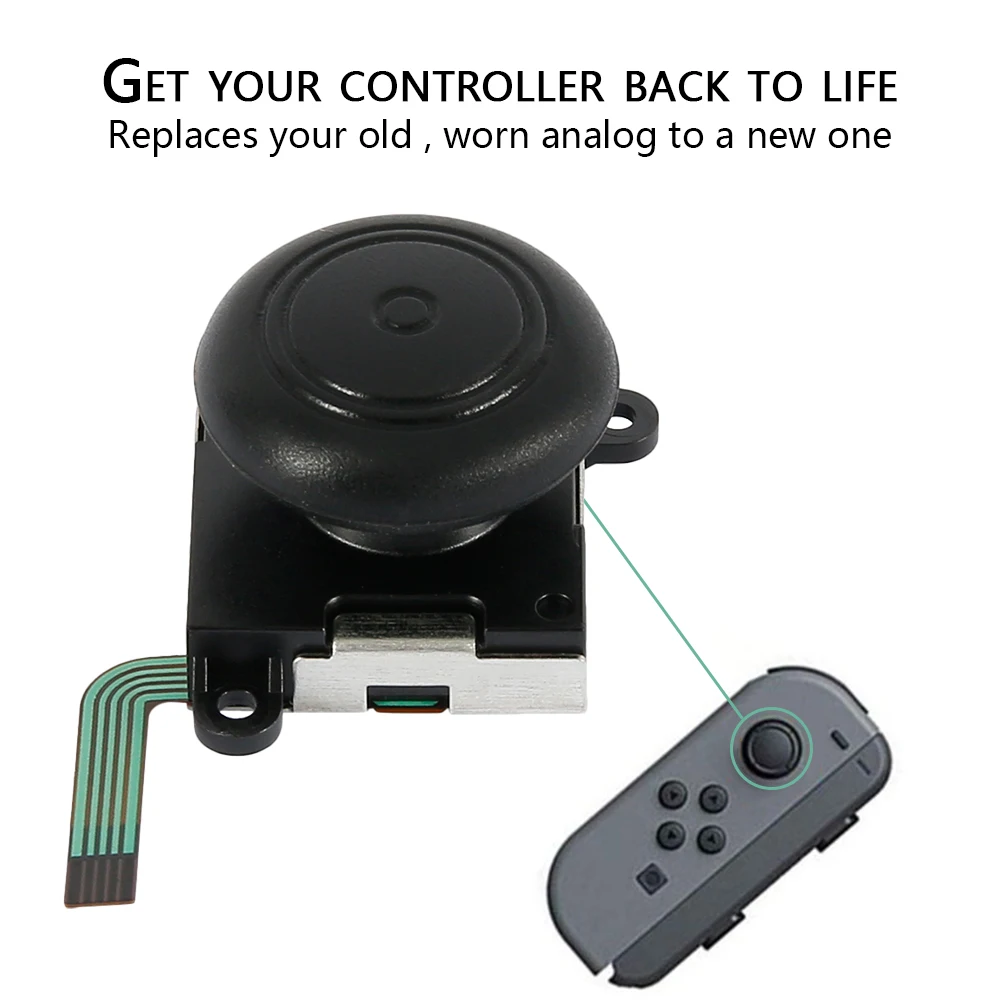 3D аналоговый Joycon джойстик для пальца, палочки, сменные сенсоры, аксессуары для переключателя shand, контроллер Joy Con, инструмент для жилья, комплект