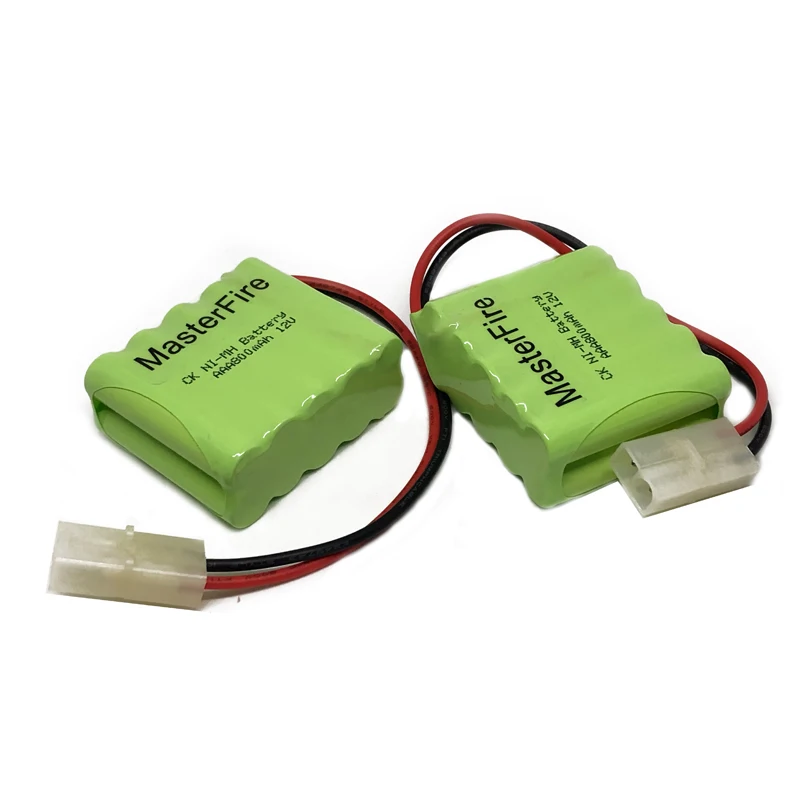 MasterFire 8 упак./лот металл-гидридных или никель 12V AAA 800 мА/ч, Батарея Перезаряжаемые никель-металл-гидридного аккумулятора пакет с Вилки для модель самолета, игрушечный автомобиль - Цвет: Зеленый