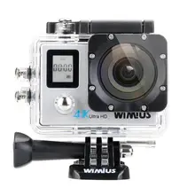 Wimius Q4 Спортивная экшн-видеокамера для серфинга s HD 4K велосипедная Спортивная камера на шлем 40 м Водонепроницаемая видеокамера 170D DV камера