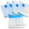 Vacuum Compression Bag For Cloth 40x60 60x80 PE PET Transparent Folding Wardrobe Under Bed Organizer Compressed Storage Bags 2