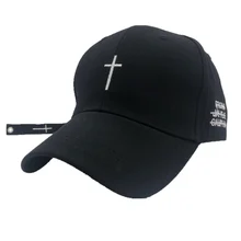 Новая модная женская и мужская бейсбольная кепка с поперечным ремнем, черная бейсболка с вышитыми буквами, кепка, кепка, Повседневная хлопковая кепка с крестиком