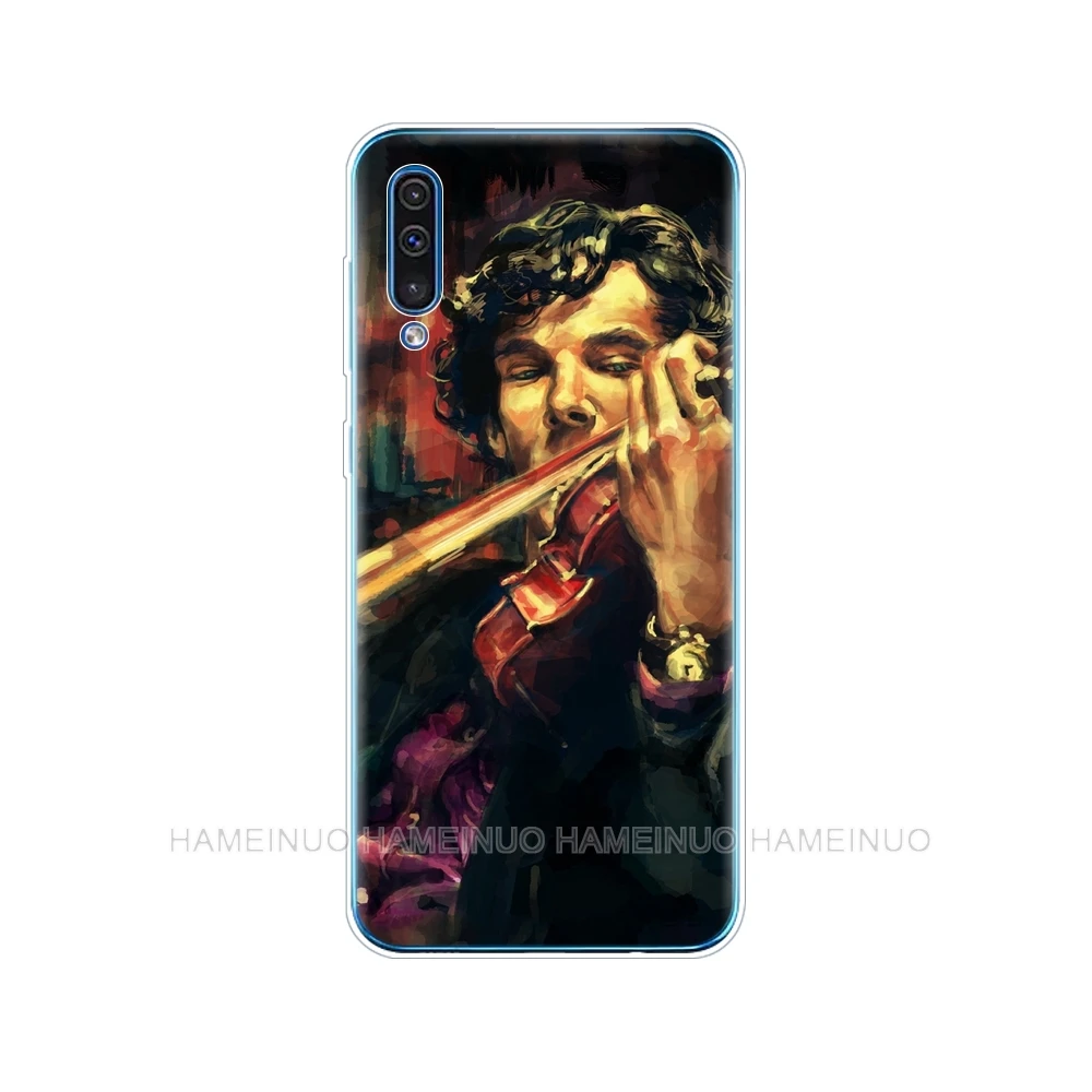 Силиконовый чехол для телефона samsung Galaxy S10 E PLUS A10 A20 A30 A40 A50 A70 A10E A20E M20 чехол Шерлок Холмс Шерлок