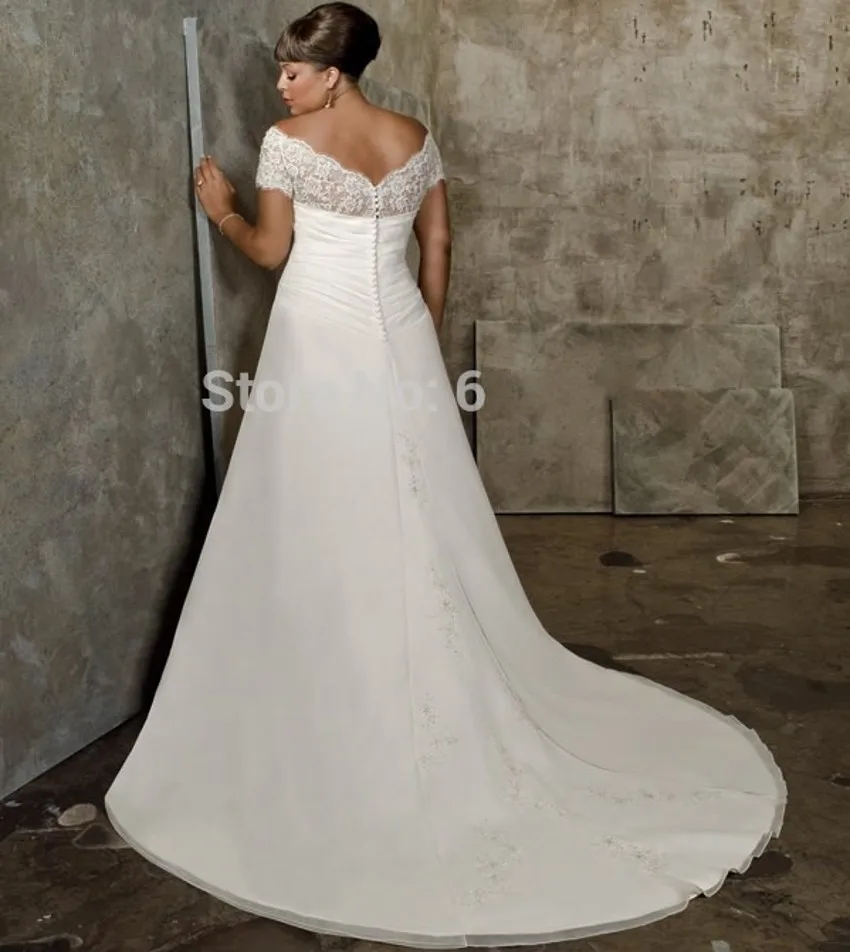 Белое кружевное свадебное платье размера плюс с рукавами vestidos de novia robe de mariage, платья для матери невесты