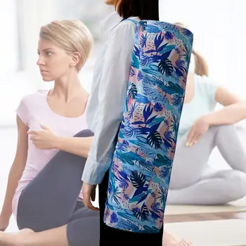 

Printed Yoga Mat Bag Gym Mat Case For Momen Men Pilates Fintess Exercise Pad Easy Carry Yoga Backpack Dance Sports Yoga Bags