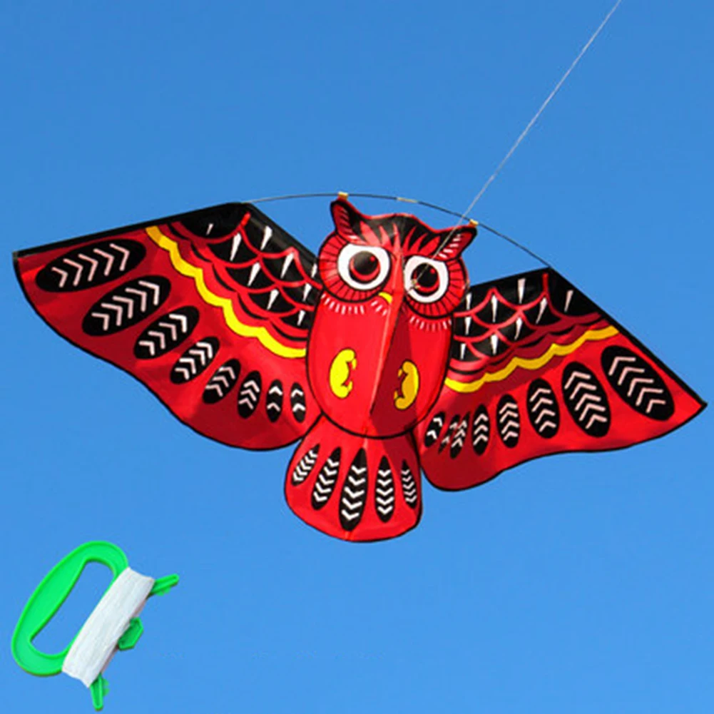 3D Owl Kite Kids Toys Funny Outdoor Sports Classic Activity Game With Tail Toys For Children Early Learning Educational 3