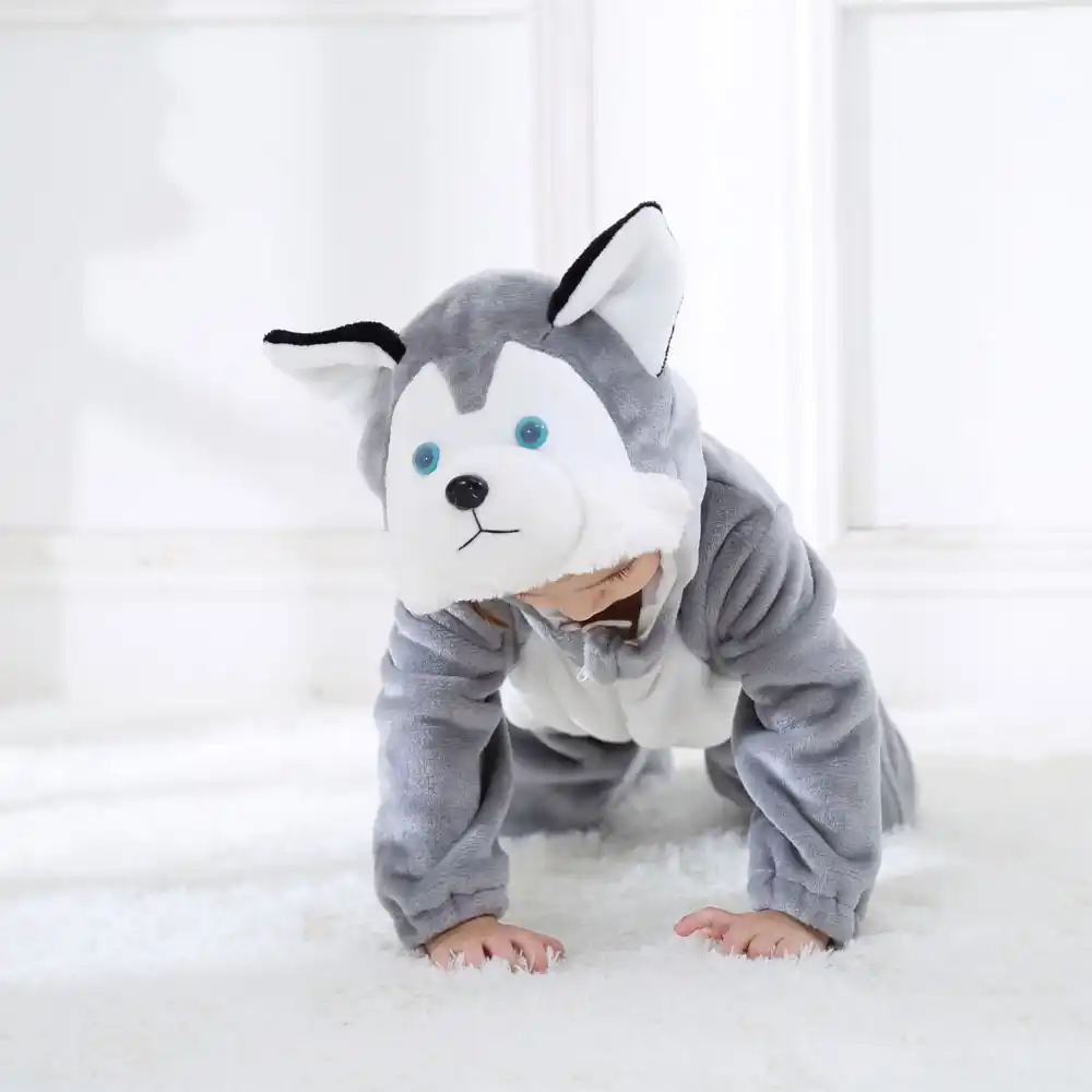 husky baby costume