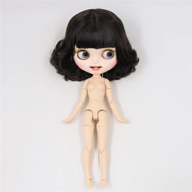 blythe doll black hair
